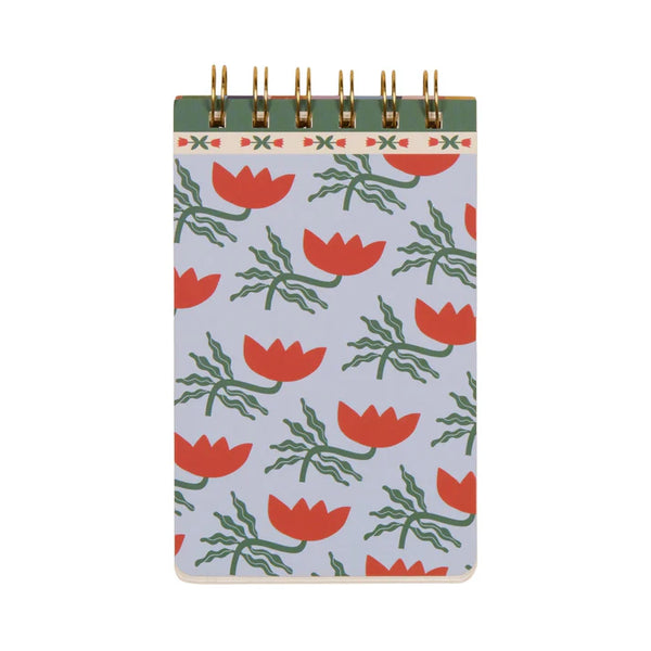A Dopo Tiger Flower Wire Notepad