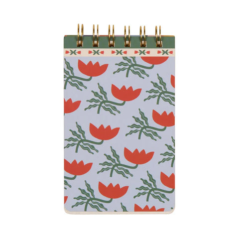 A Dopo Tiger Flower Wire Notepad