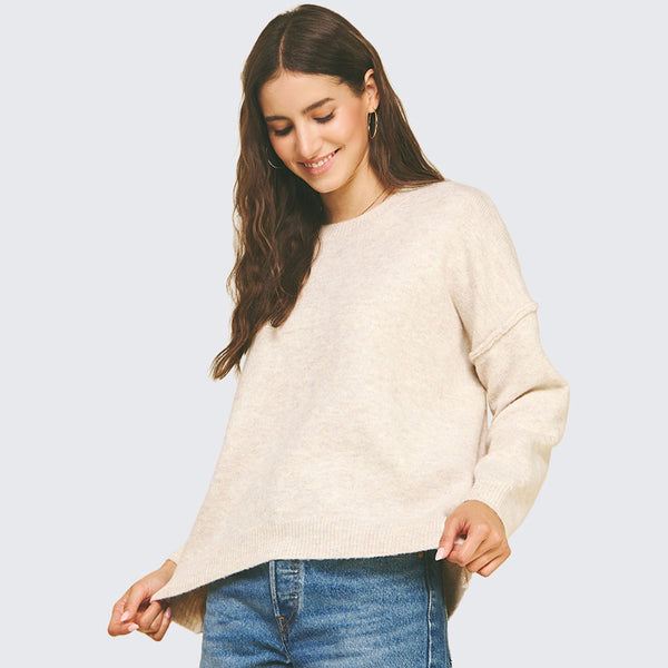 Lila Sweater -- Oatmeal