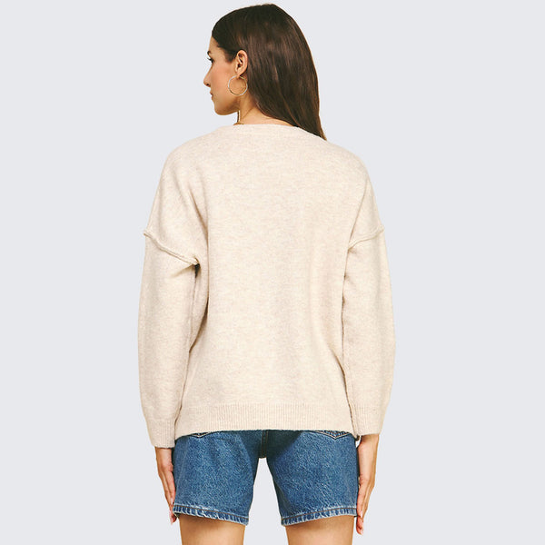Lila Sweater -- Oatmeal