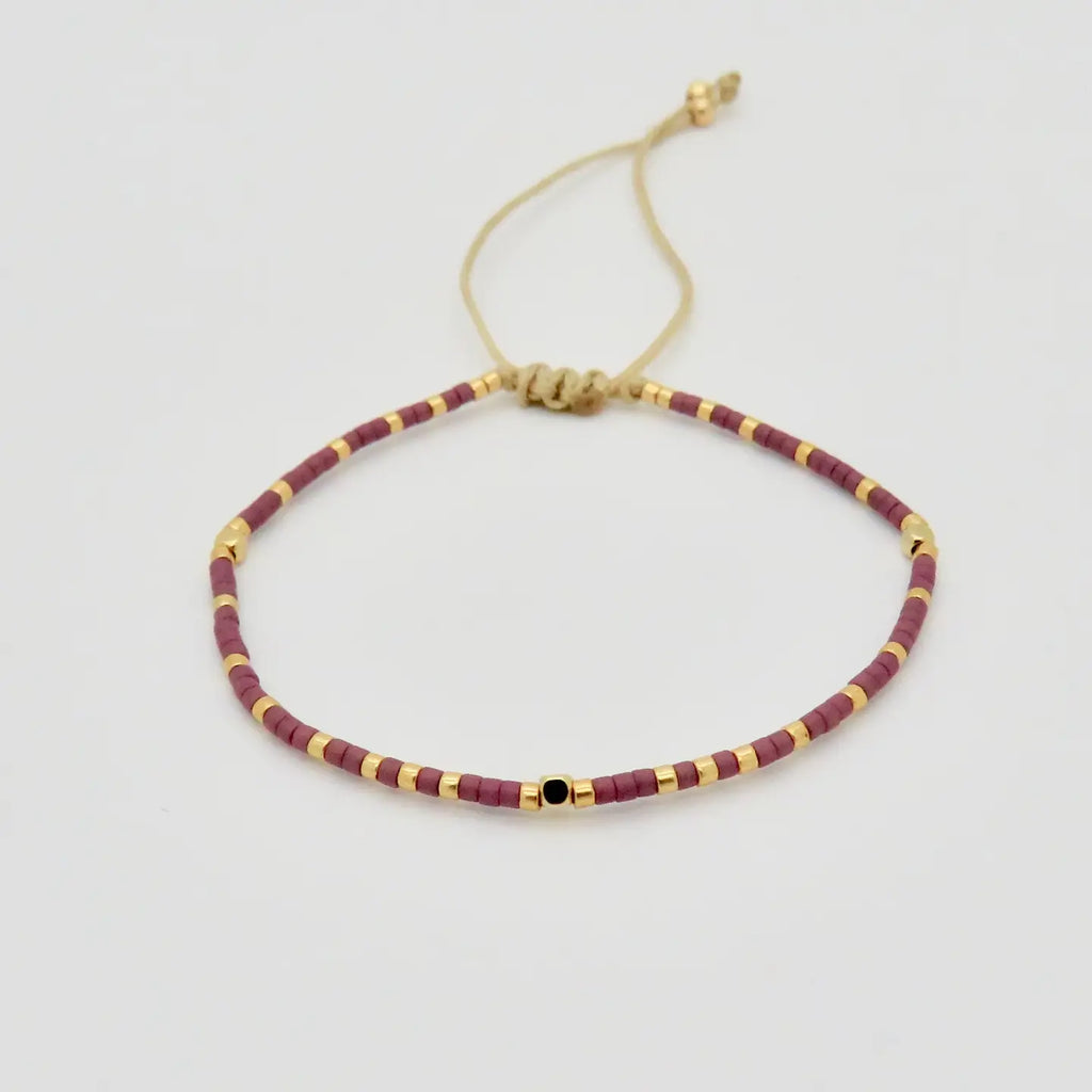 Maya Dainty Bracelet - Sangria