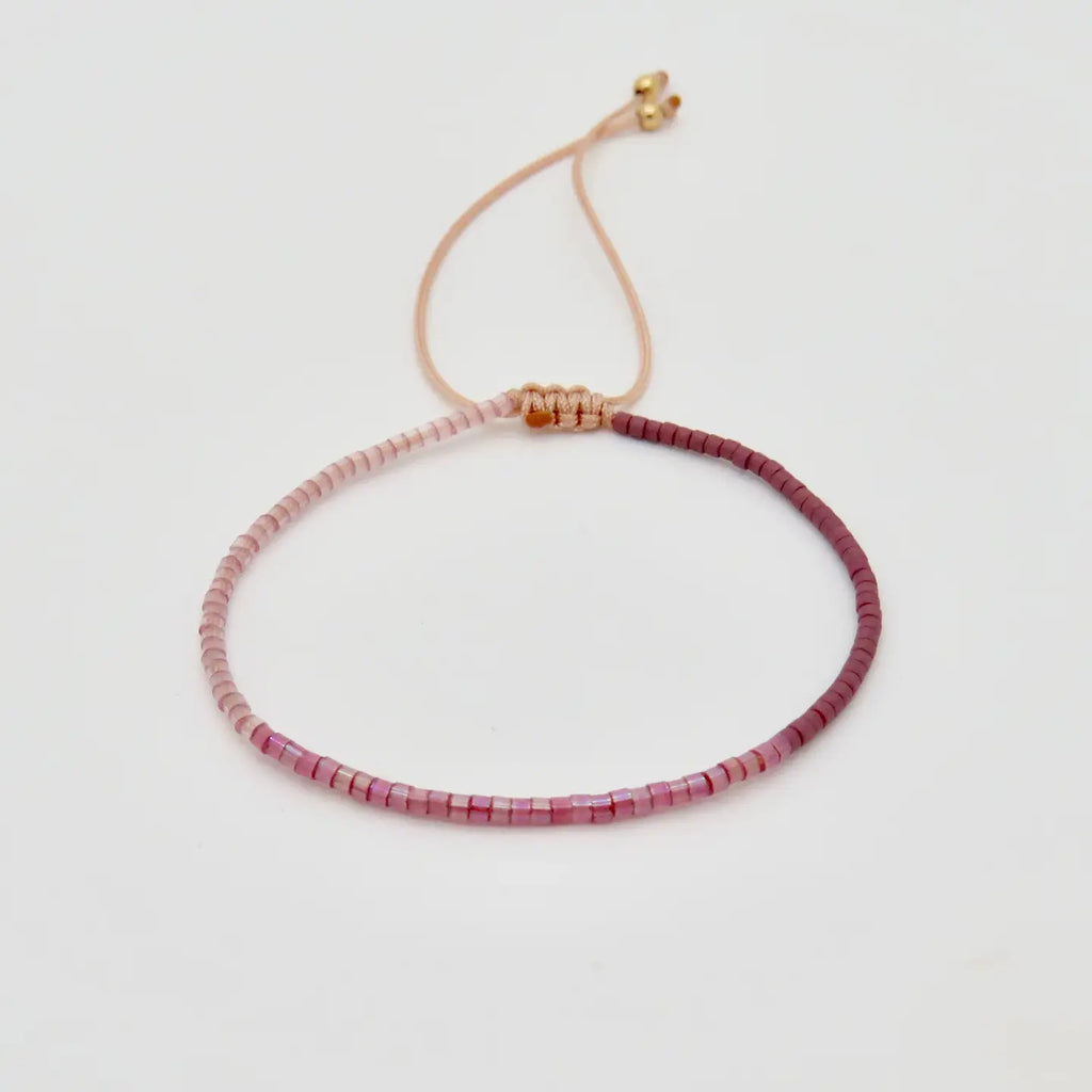 Miyuki Bracelet - Sangria Ombre