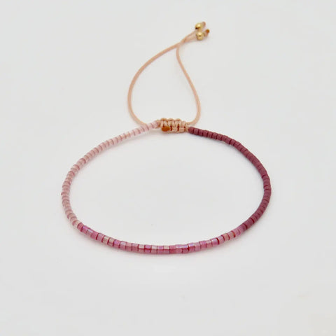Miyuki Bracelet - Sangria Ombre