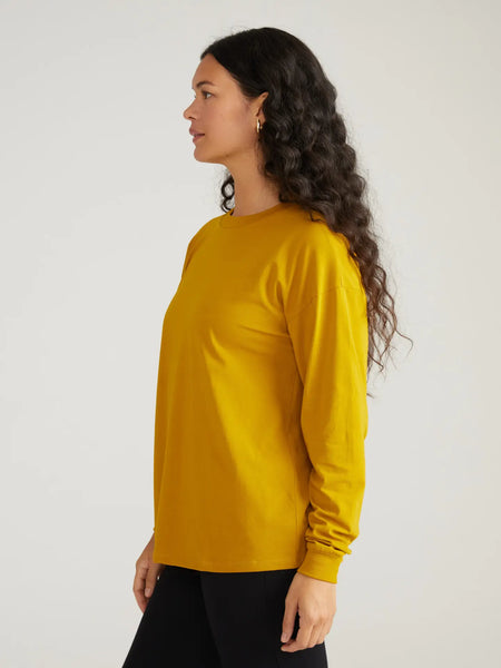 Baines Top -- Mustard