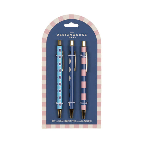 A Dopo Set of Pens - Eye, Moon, Stripe