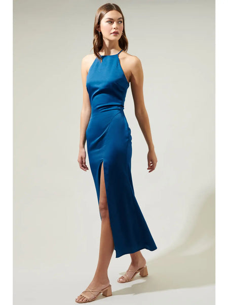 Carmina Dress -- Blue
