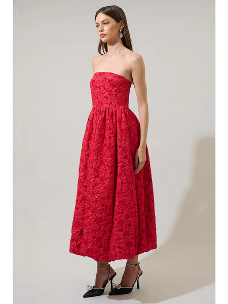 Jan Dress -- Red