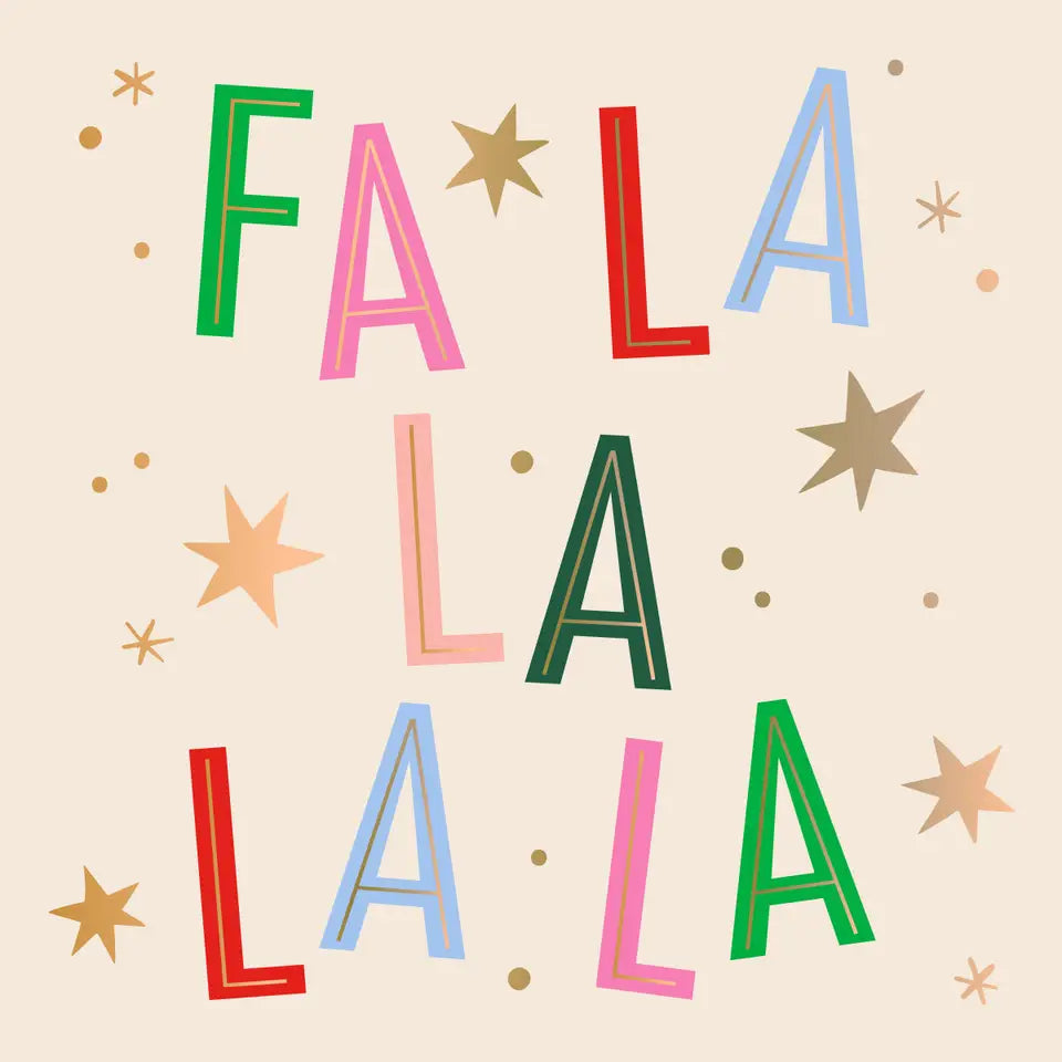 Cocktail Napkins - Fa La La