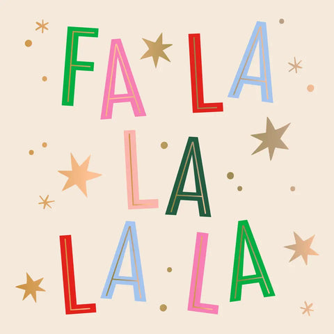 Cocktail Napkins - Fa La La