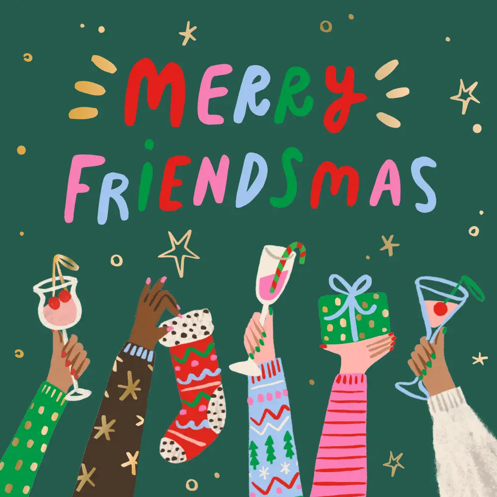 Cocktail Napkins - Merry Friendsmas