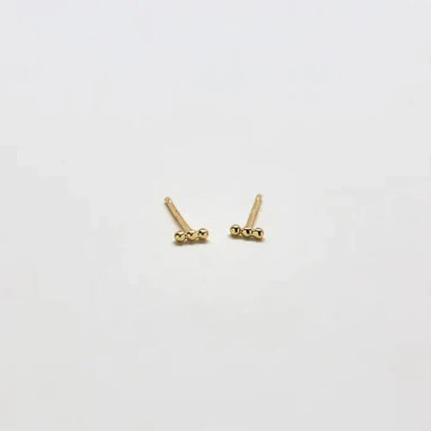 Mini Bead Bar Earrings