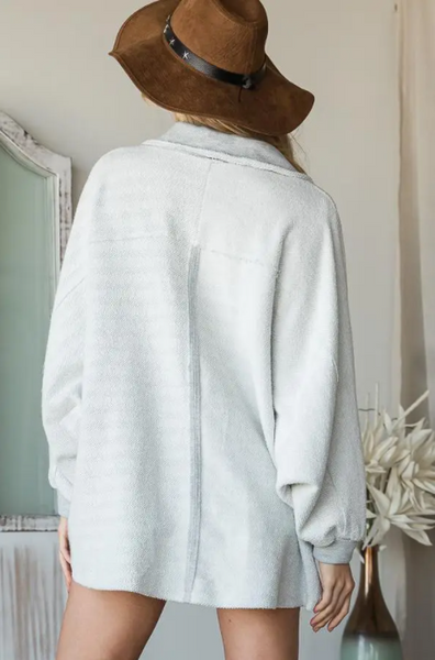Florence Top -- Heather Gray