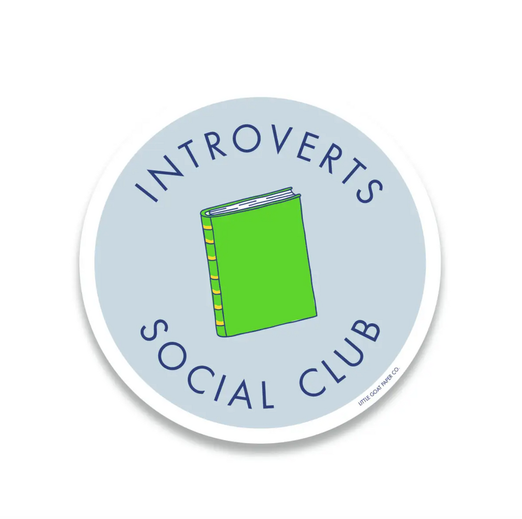 Introverts Social Club Sticker