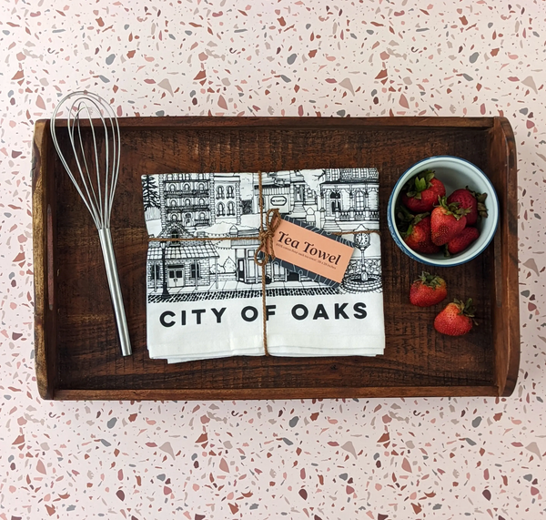 Downtown Raleigh, NC Tea Towel