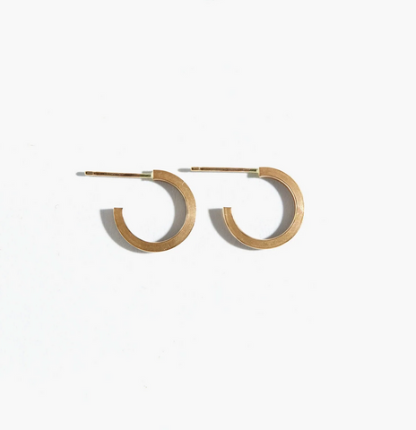 Iris Hoops -- Gold
