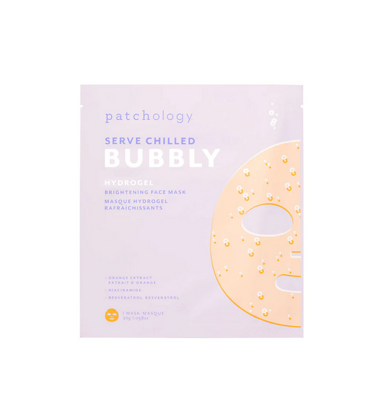 Serve Chilled Bubbly Brightening Hydrogel Mask