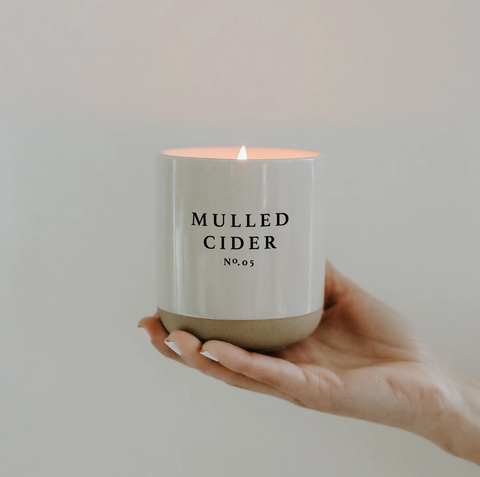 Mulled Cider Soy Candle -- Stonewear Jar