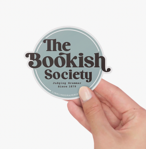 Bookish Society Club Vinyl Sticker