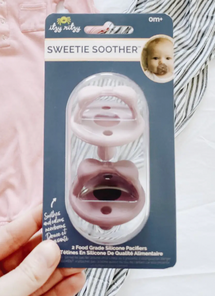 Pacifier Sets - Lilac + Orchid Bows