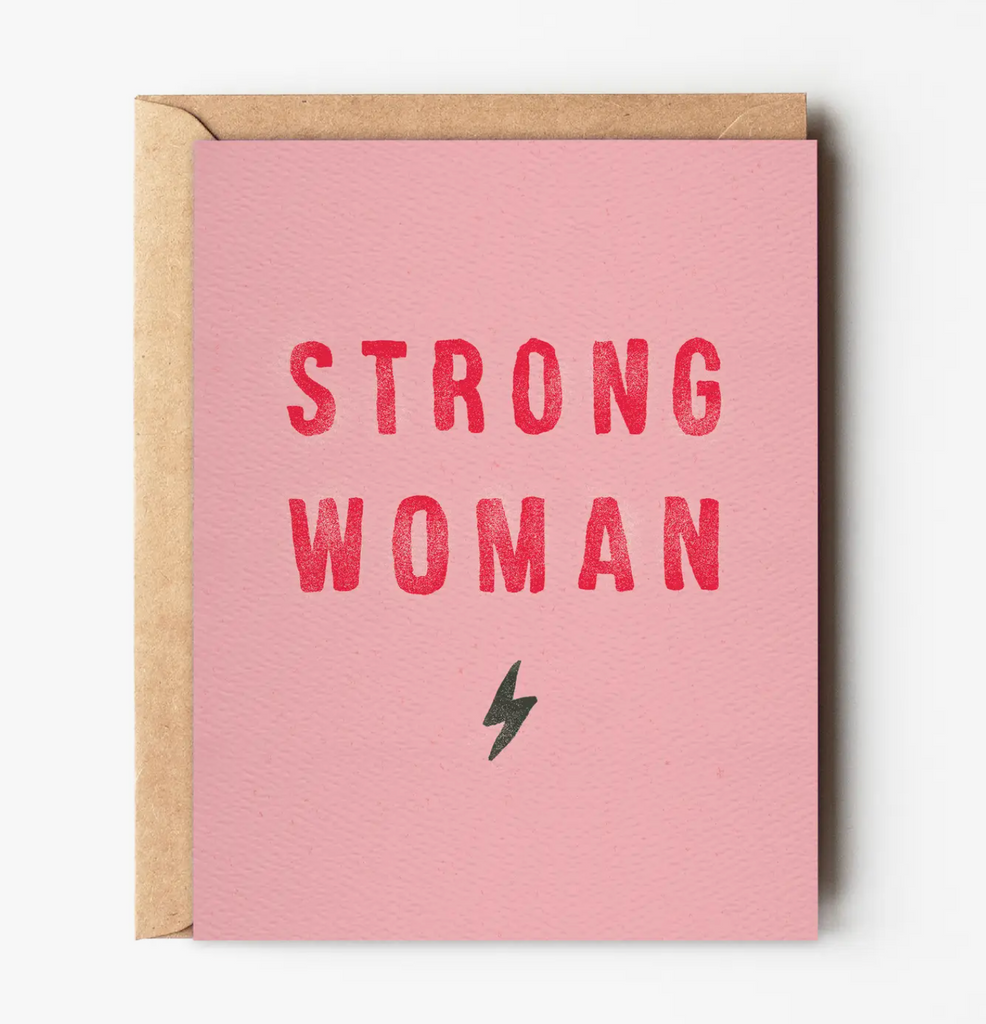 Strong Woman - Feminist Everyday Card