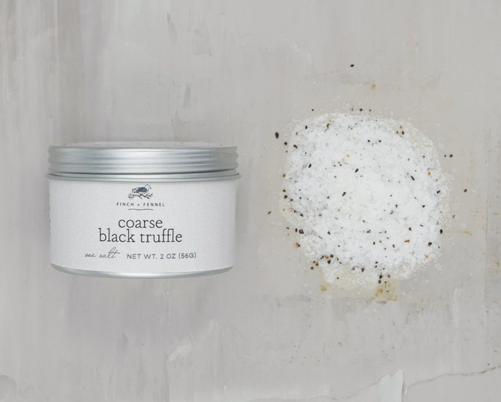 Coarse Black Truffle Salt Tin - 6 oz