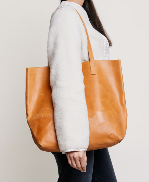 Mayume Tote: Cognac