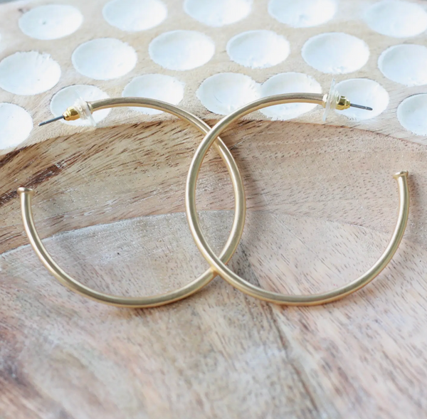 Skinny Everyday Gold Hoops