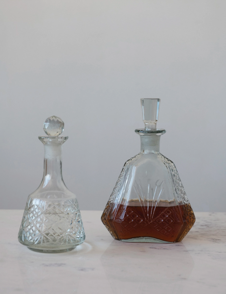 32 oz. Etched Glass Decanter