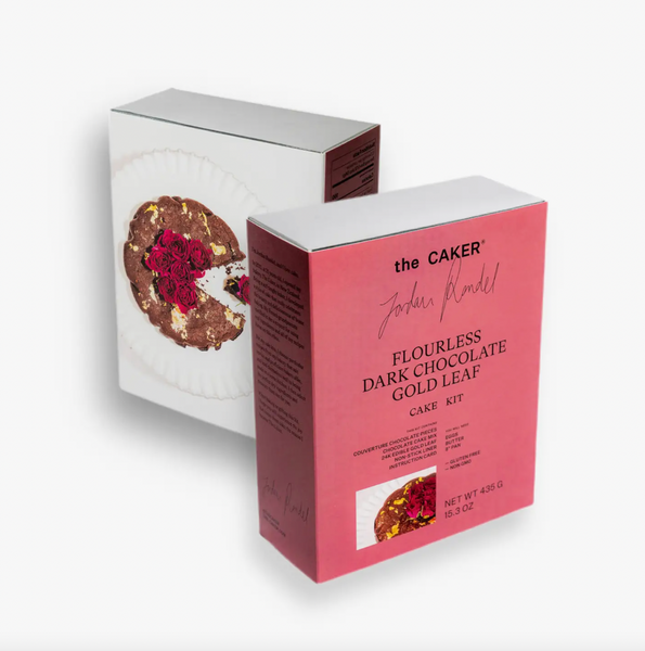 Flourless Dark Chocolate Gold Leaf Cake Kit