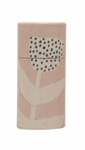 Floral Tube Matchbox with Safety Matches #1