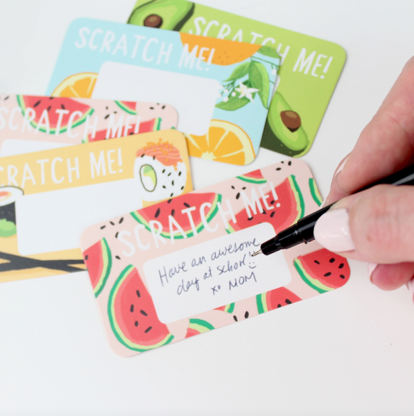 Scratch-off Lunchbox Notes - Foodie
