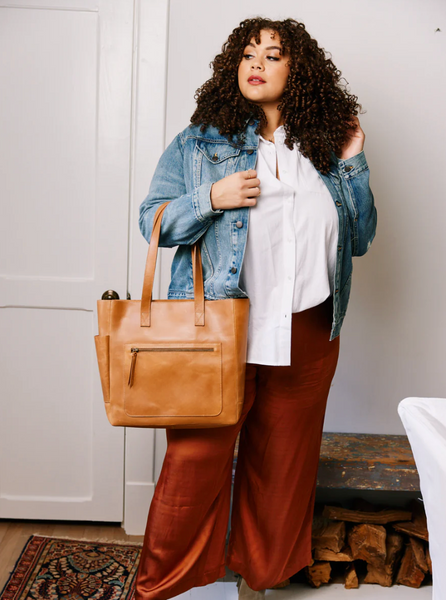 Phebe Soft Tote - Cognac