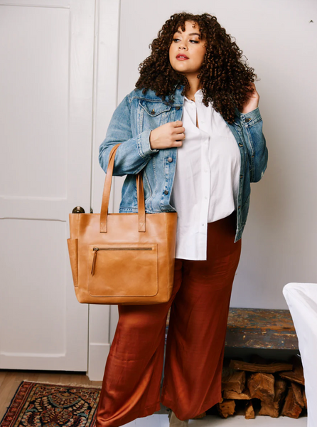 Phebe Soft Tote – Cognac