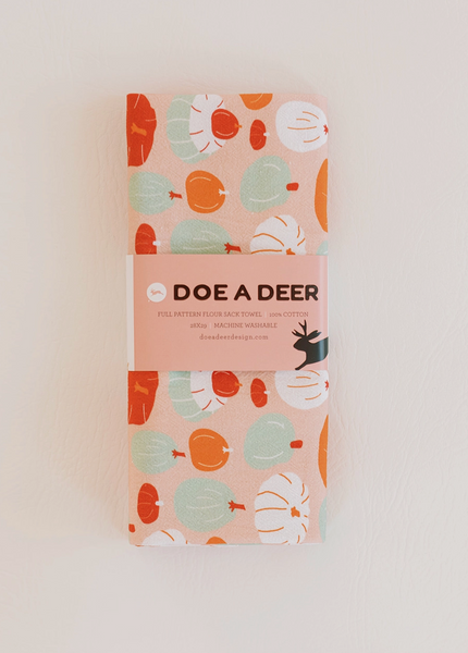 Pumpkin Full Pattern Towel