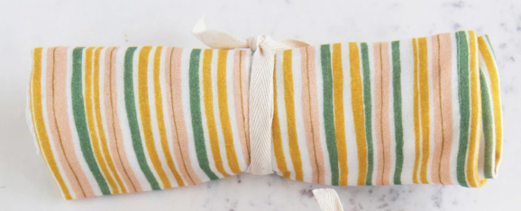 Cotton Printed Baby Swaddle - Striped