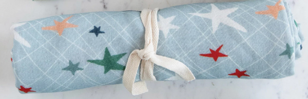 Cotton Printed Baby Swaddle - Stars