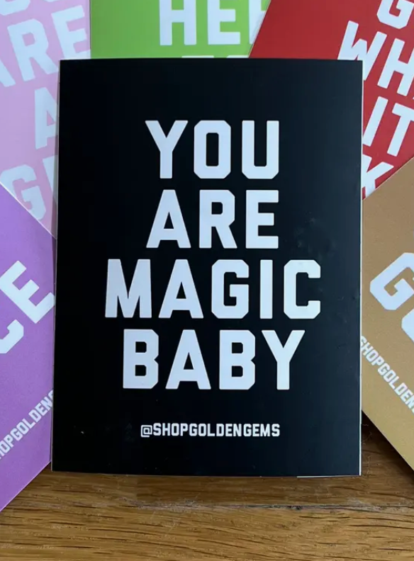 You Are Magic Baby Sticker