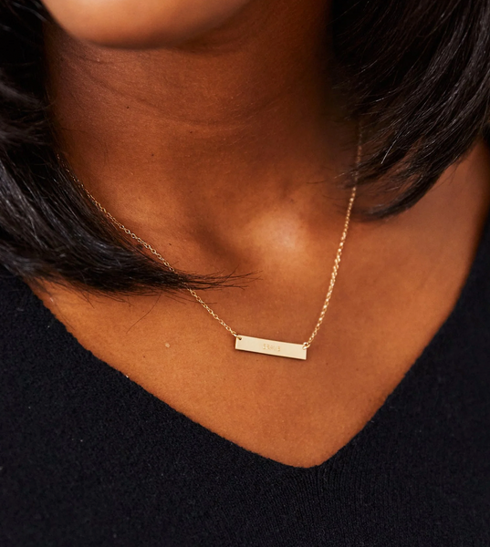 Horizon Necklace -- Gold