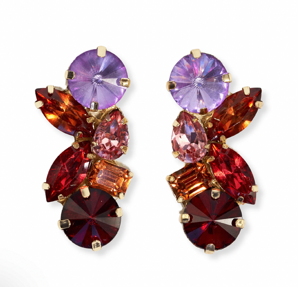 Ivy Multi Mixed Post Earrings - Amsterdam