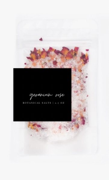 Bath Salts -- Geranium Rose