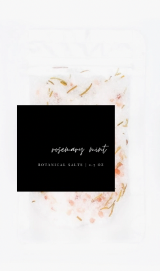 Bath Salts -- Rosemary Mint