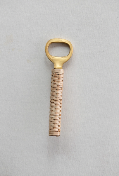 Bottle Opener w/Bamboo Handle