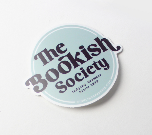 Bookish Society Club Vinyl Sticker