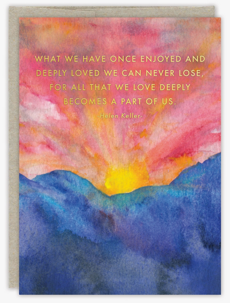 Part of You Sympathy Card