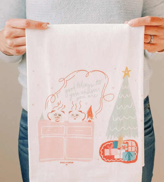Good Tidings Flour Sack Towels