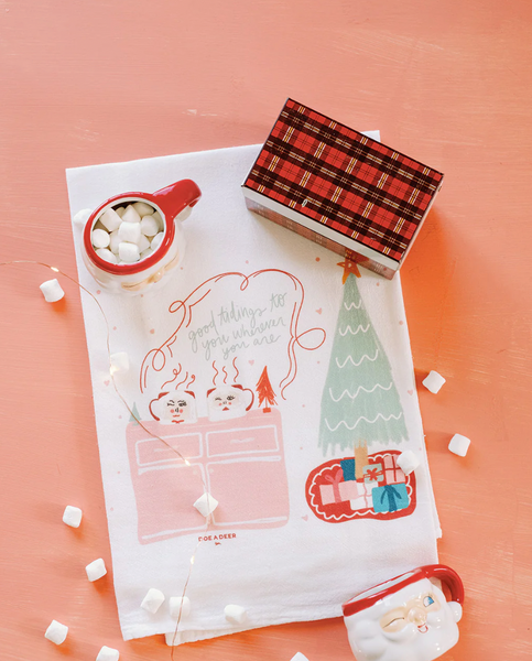 Good Tidings Flour Sack Towels