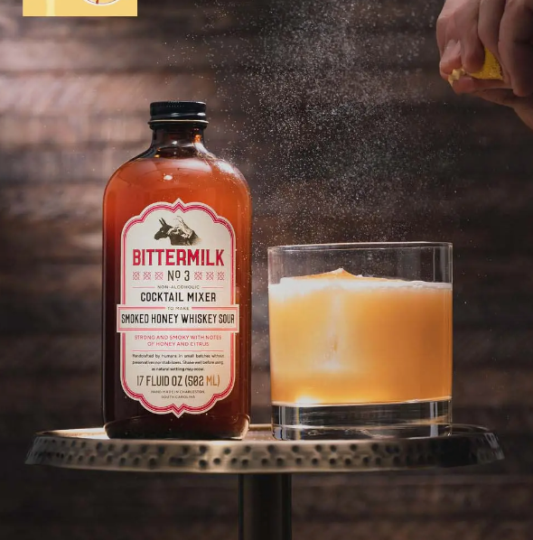 Bittermilk No.3 - Smoked Honey Whiskey Sour