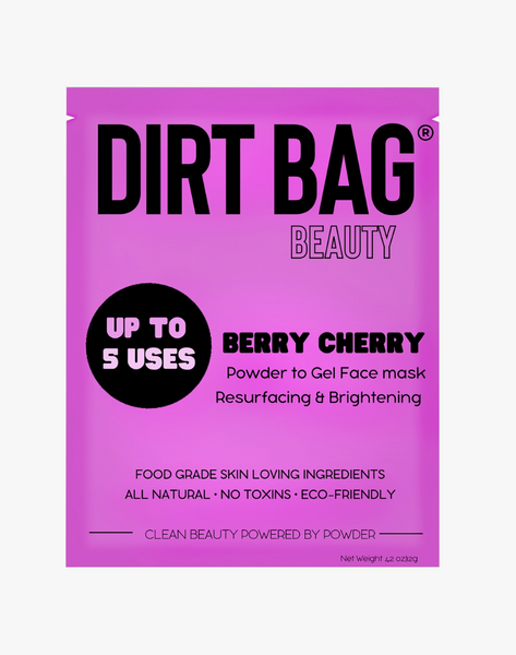 Berry Cherry Powder-- 2 Gel Resurface & Brighten Facial Mask