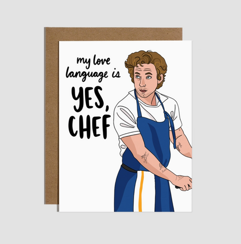 Yes Chef Love Language Card
