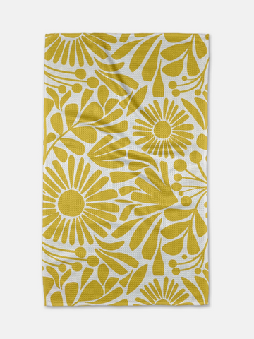 Sunlit Blooms Tea Towel